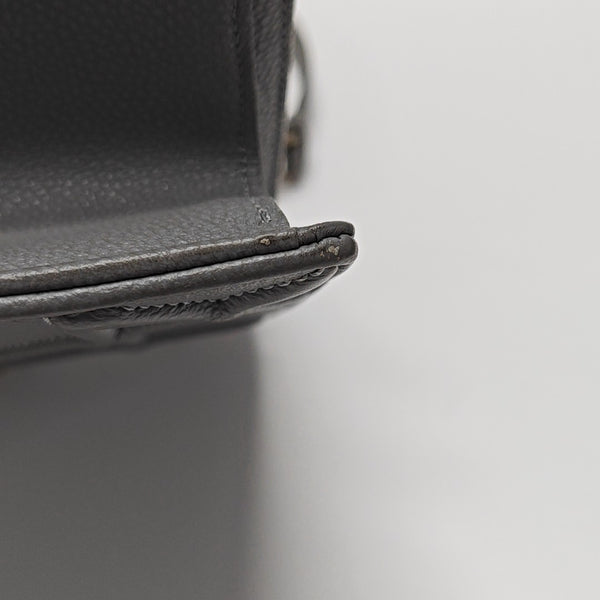 Diorama Medium Cannage Calfskin Gray