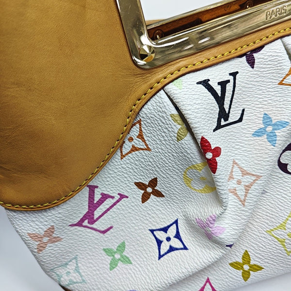 LV × TM JUDY PM Monogram Coated Canvas White