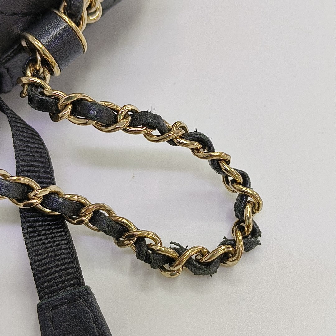 Quilted Lambskin Black