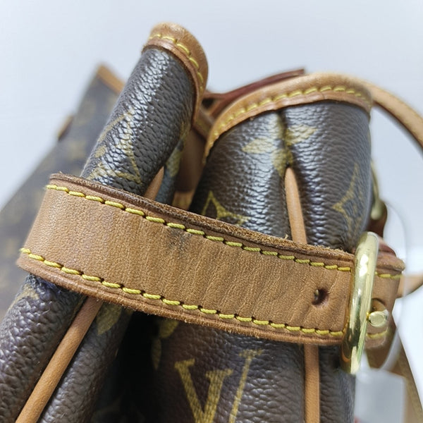 BATIGNOLLES GM Monogram Coated Canvas Brown