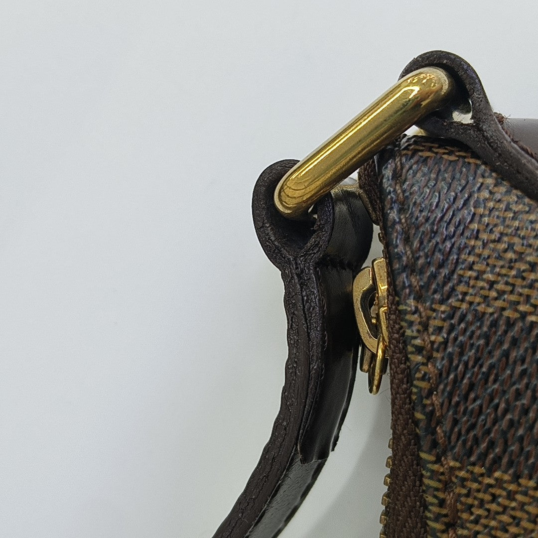 BLOOMSBURY PM Damier Ebene Coated Canvas Brown