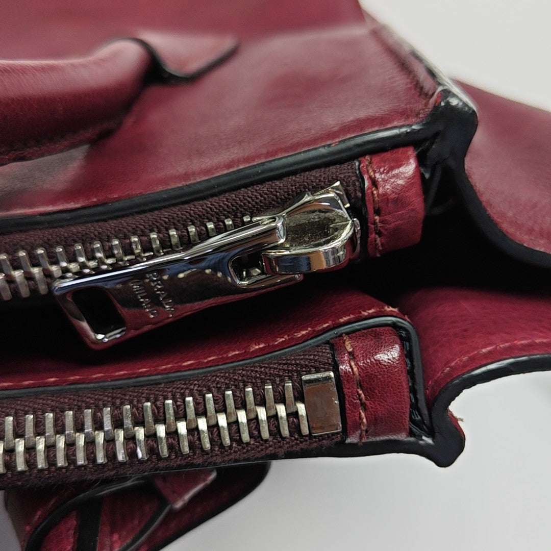 Calfskin Tote Bag Red