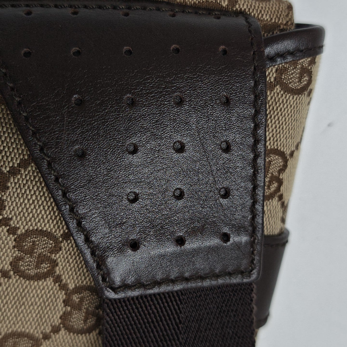 Monogram Calfskin Belt Bag Brown
