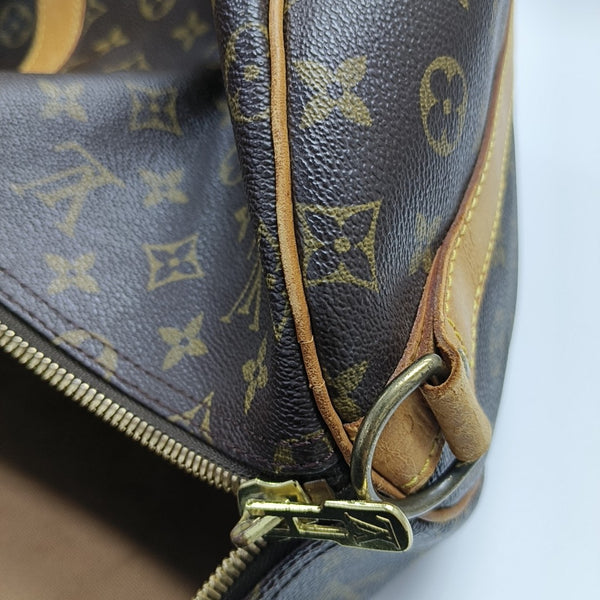 SAC SOUPLE 55 Monogram Coated Canvas Brown