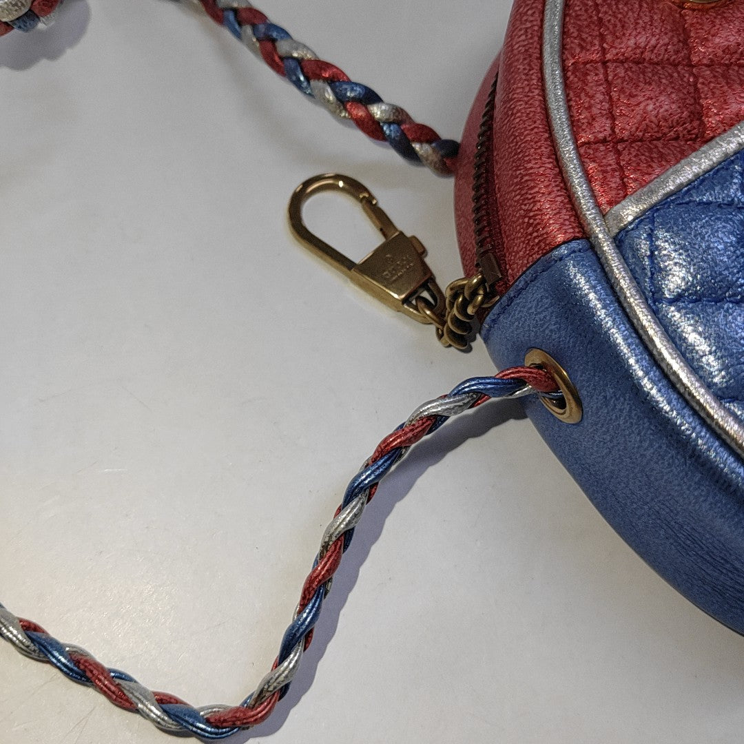 Zumi Mini Quilted Calfskin Multicolor