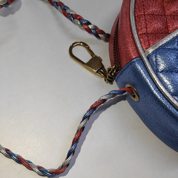 Zumi Mini Quilted Calfskin Multicolor