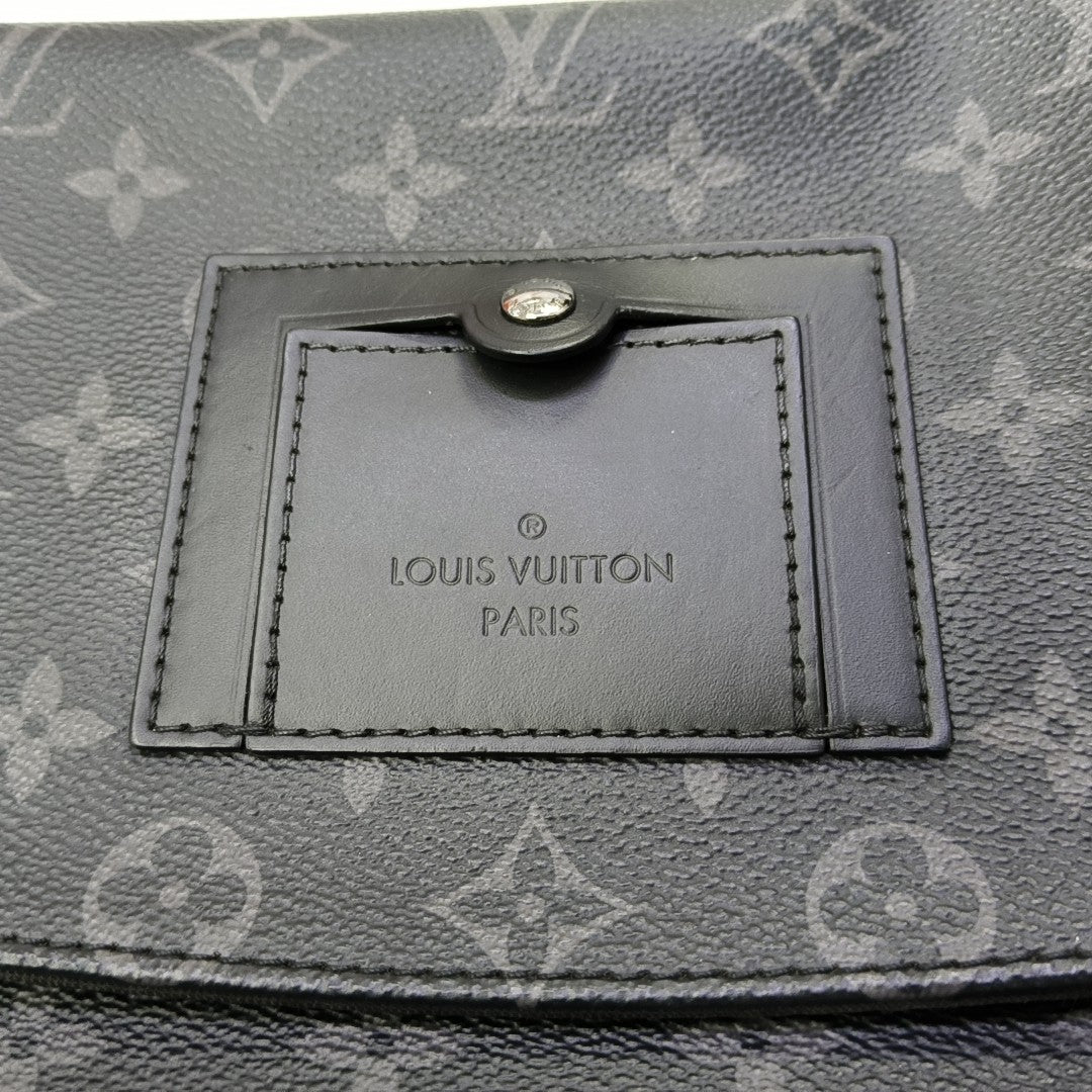 VOYAGER PM Monogram Coated Canvas Black