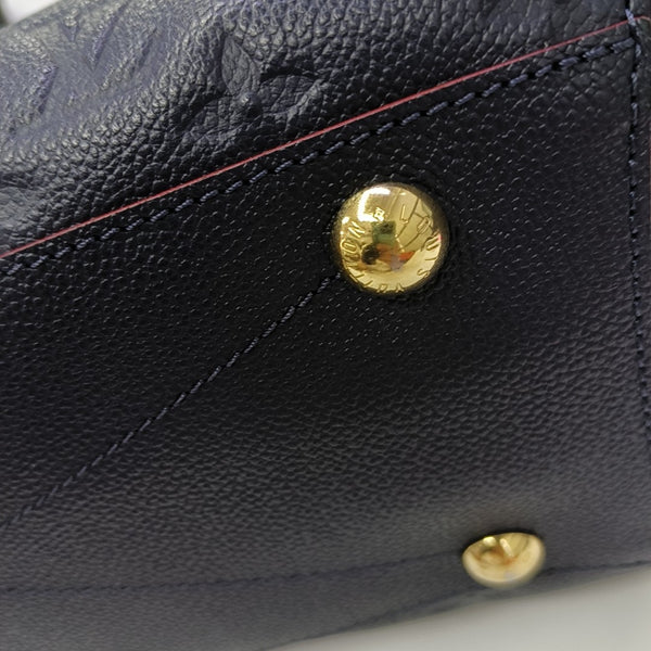 MONTAIGNE MM Monogram Calfskin Blue