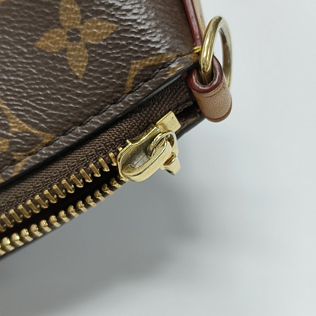BOETIE PM Monogram Coated Canvas Brown