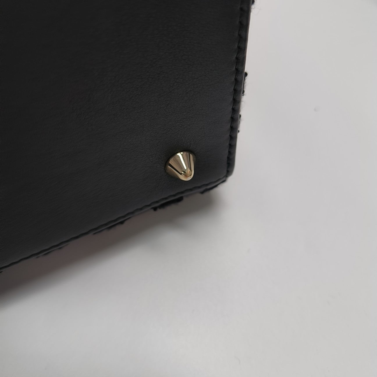 Lady Dior Medium Cannage Lambskin Black