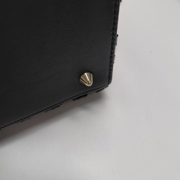Lady Dior Medium Cannage Lambskin Black