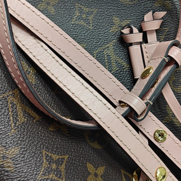 NÉONOÉ MM Monogram Coated Canvas Brown