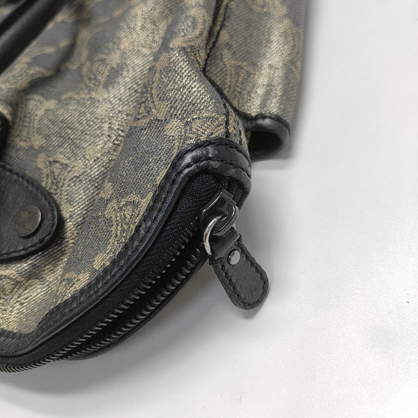 Canvas Top Handle Bag Blue