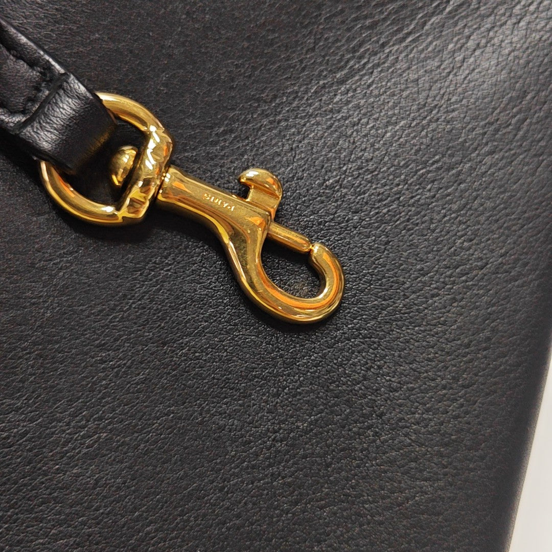 DOWNTOWN CABAS Calfskin Black