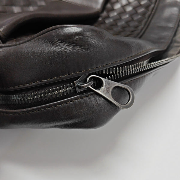 Calfskin Shoulder Bag Brown