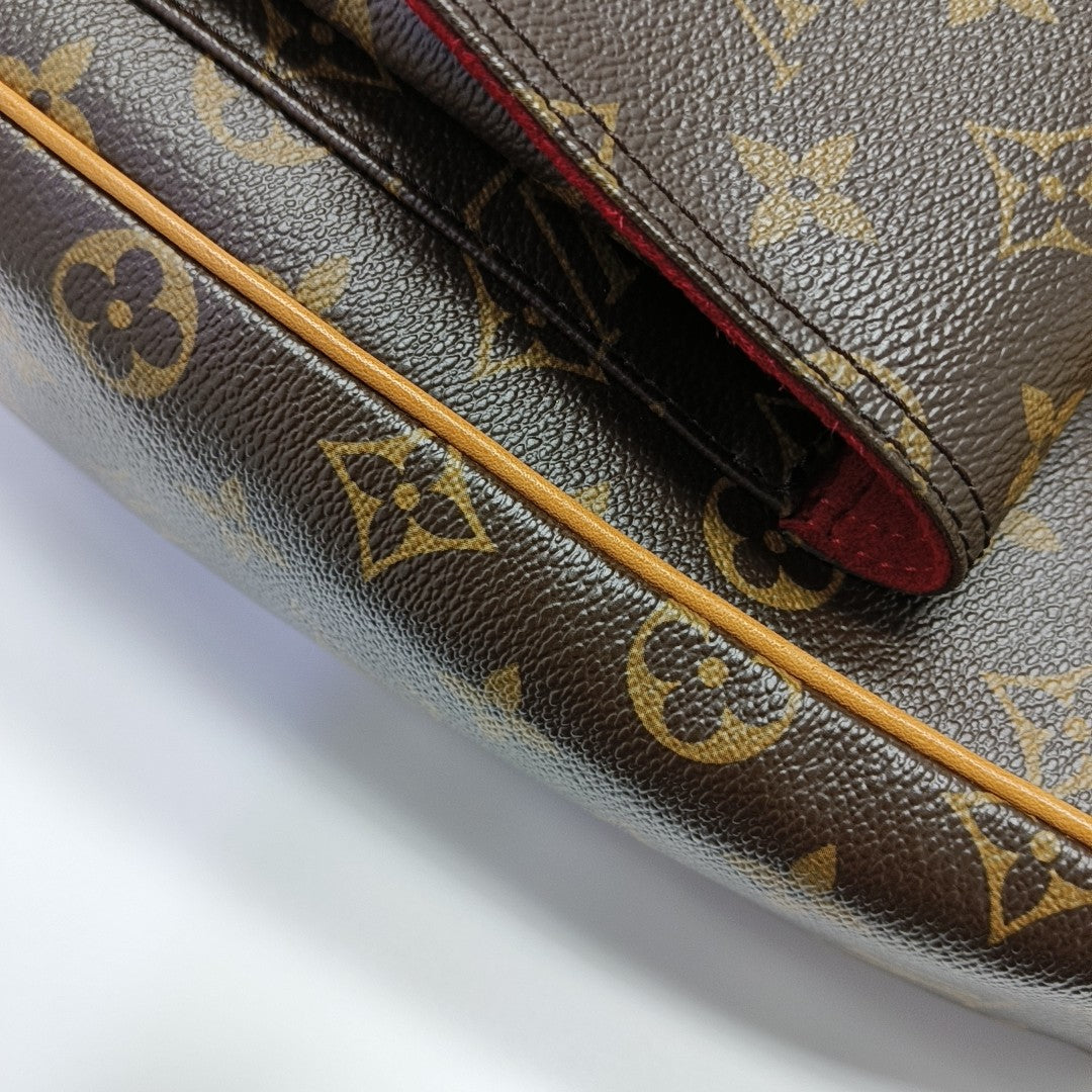 MULTIPLE Monogram Coated Canvas Brown