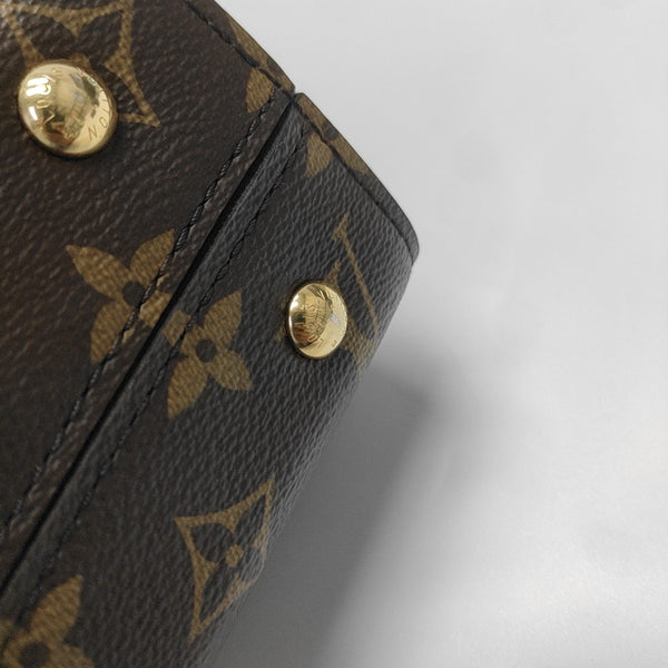 CLUNY PM Monogram Coated Canvas Brown