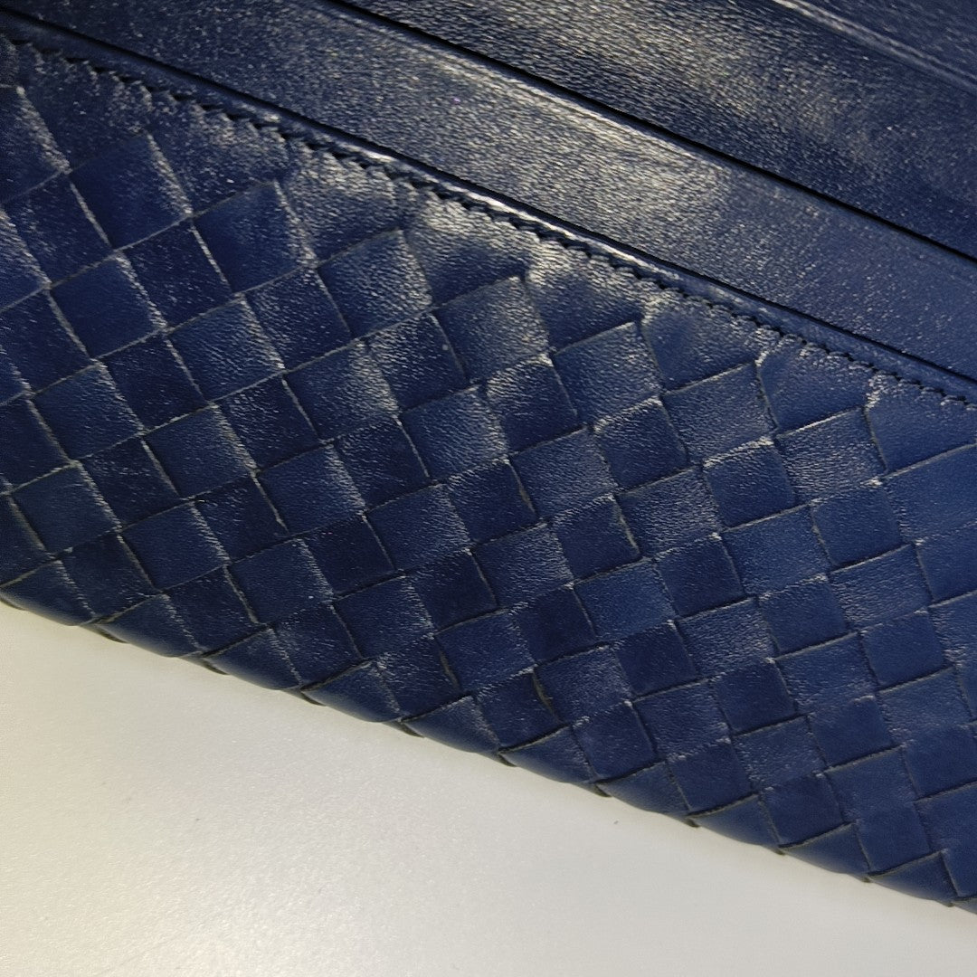 Calfskin Wallet Blue