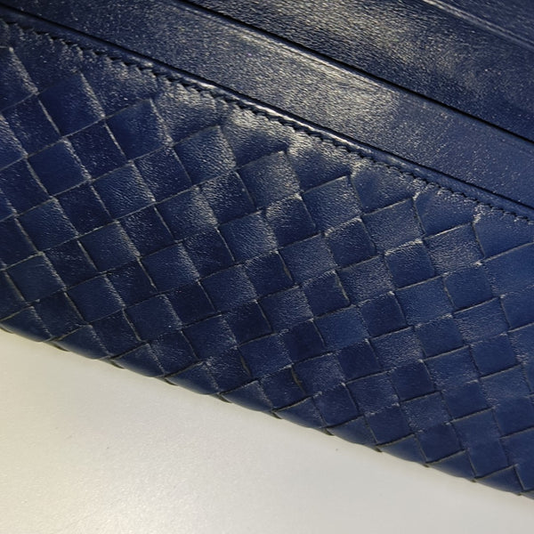 Calfskin Wallet Blue