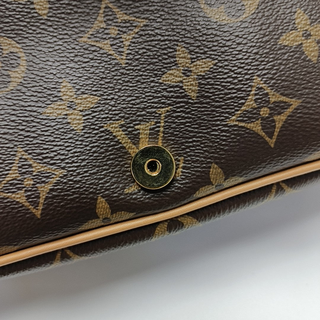 DIANE Monogram Coated Canvas Brown