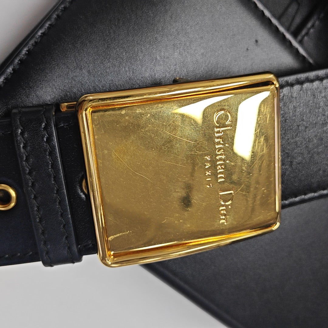 30 Montaigne Mini Calfskin Black