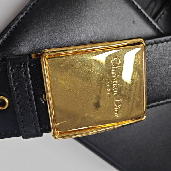 30 Montaigne Mini Calfskin Black