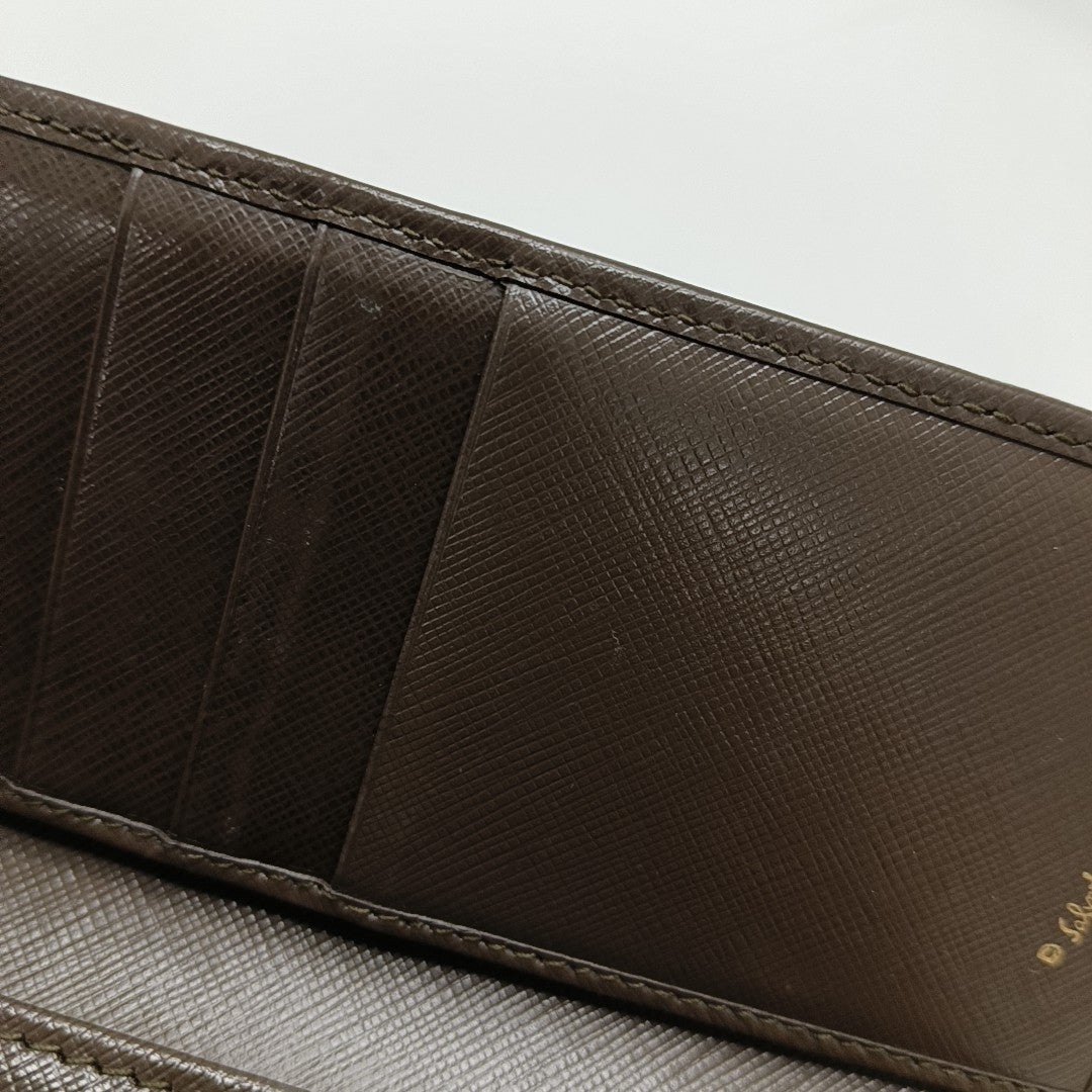 Ginny Calfskin Brown Wallet