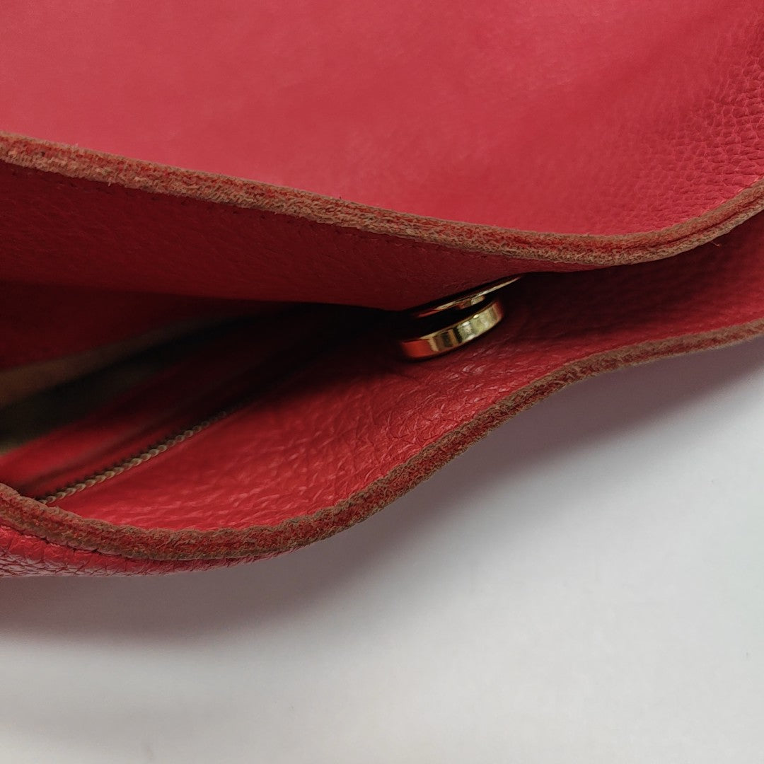 Lambskin Shoulder Bag Red