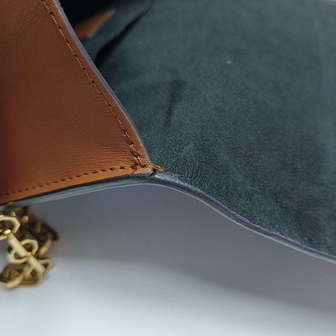 DAUPHINE MM Monogram Coated Canvas Brown