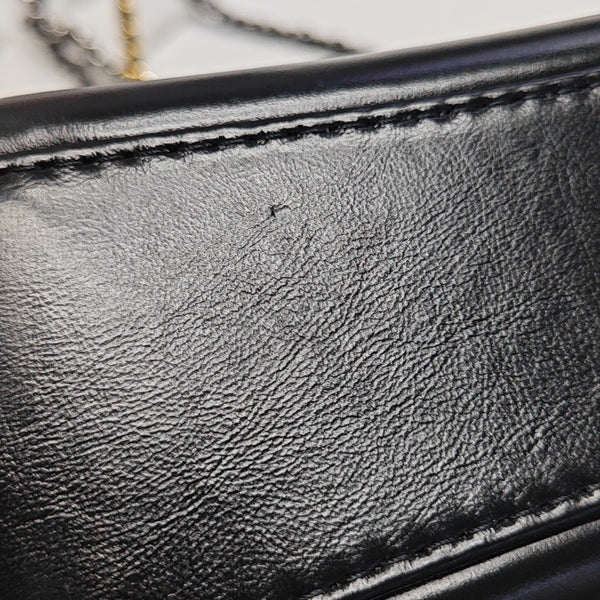 GABRIELLE Small Quilted Calfskin Blue