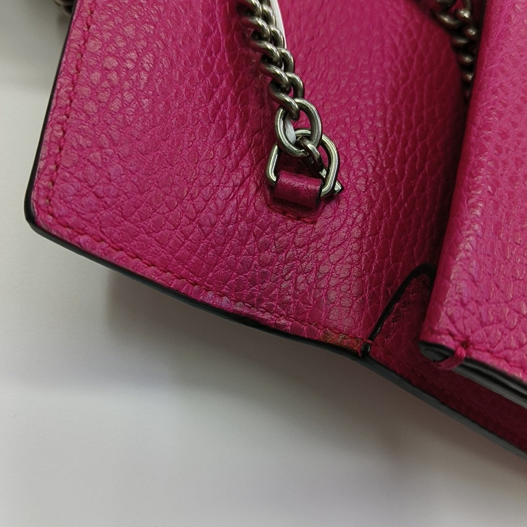 Dionysus Super Mini Calfskin Red