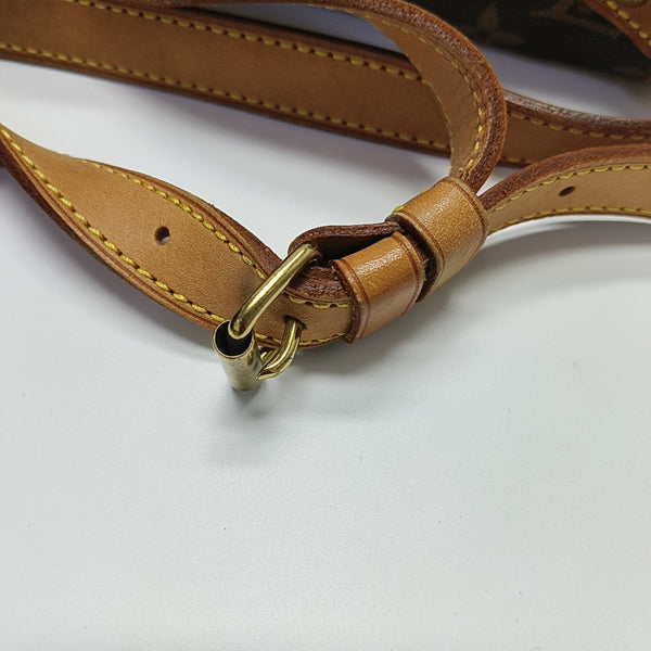 SAUMUR 30 Monogram Coated Canvas Brown