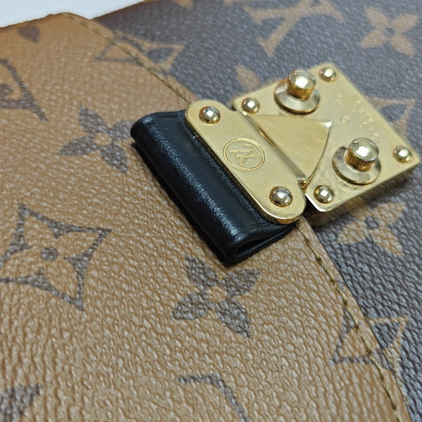 CAMERA BOX Monogram Coated Canvas Brown