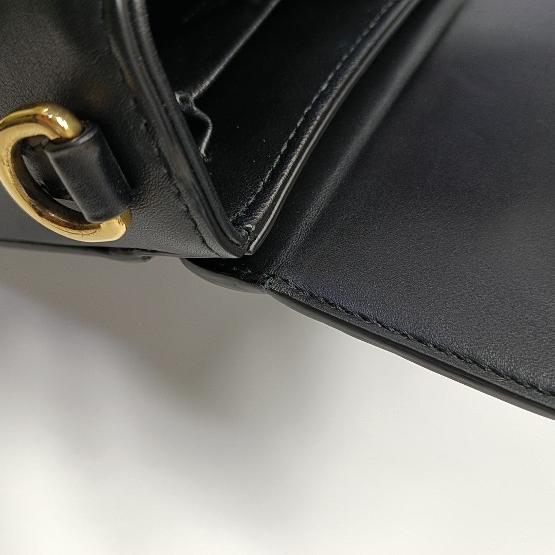 30 Montaigne Mini Calfskin Black