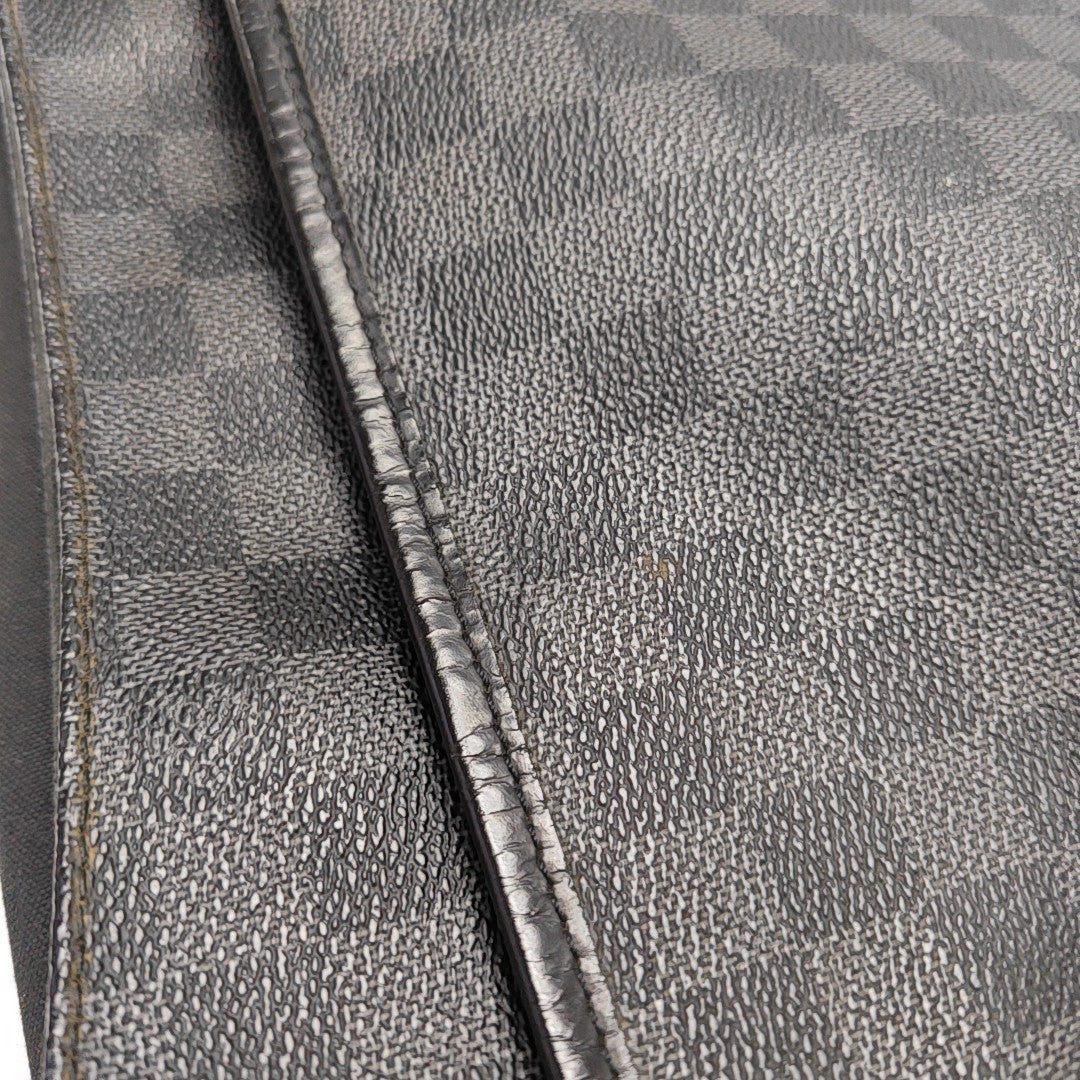 DANIEL MM Damier Graphite Coated Canvas Gray