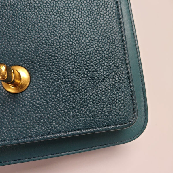 Quilted Calfskin Blue