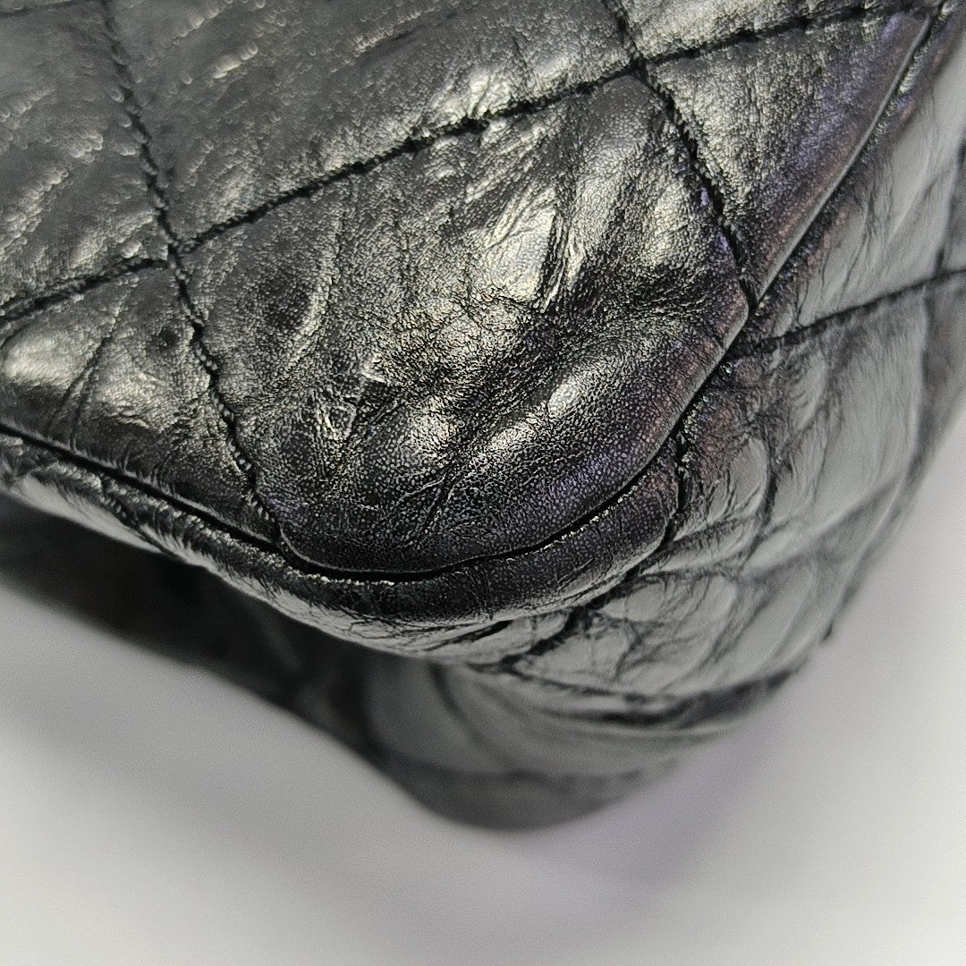 2.55 227 Quilted Calfskin Black