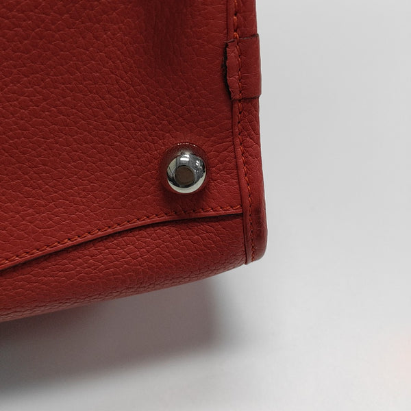 Calfskin Shoulder Bag Red