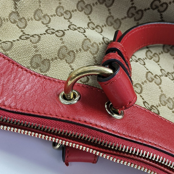 Monogram Canvas Tote Bag Beige