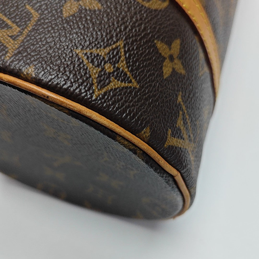 PAPILLON Monogram Coated Canvas Brown