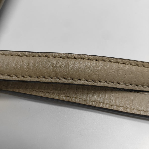 Ophidia Medium Monogram Coated Canvas Beige