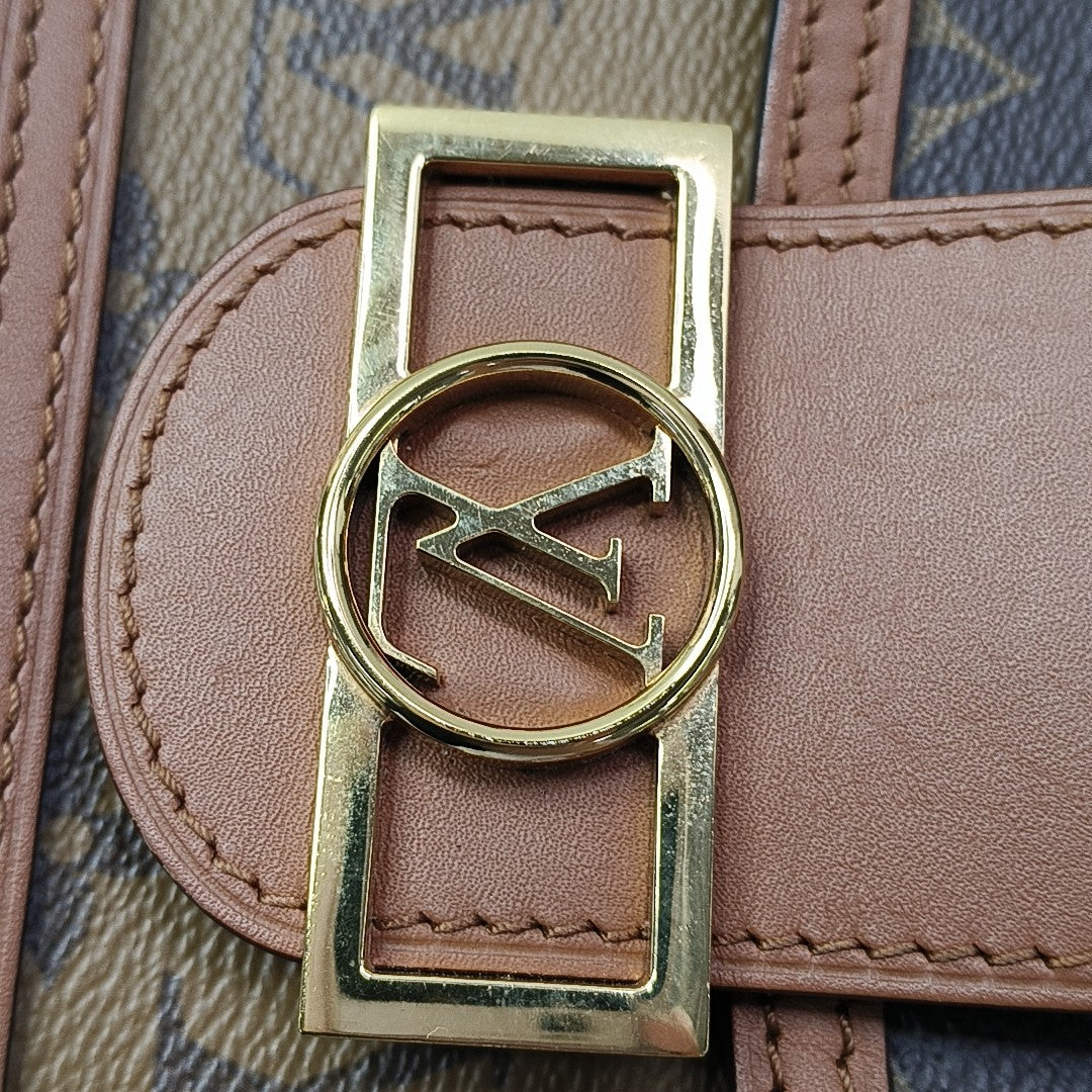 DAUPHINE WOC Monogram Coated Canvas Brown