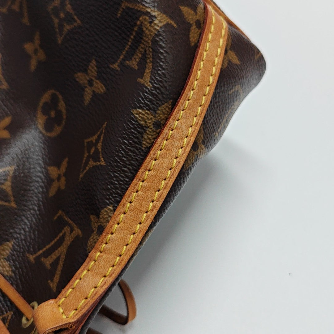 NÉONOÉ Nano Monogram Coated Canvas Brown
