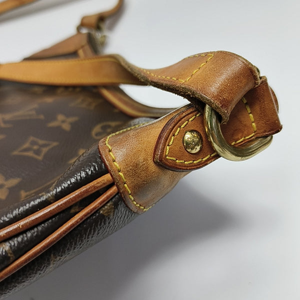 ODEON Monogram Coated Canvas Brown