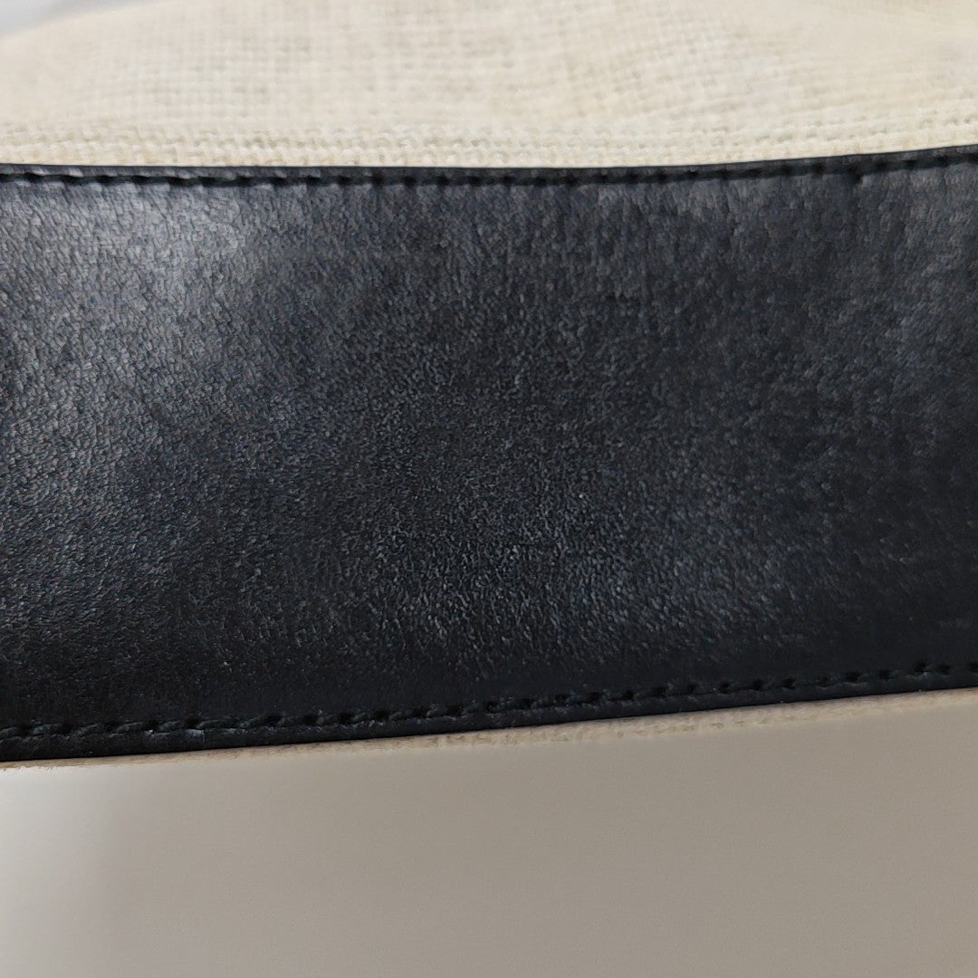 Fabric Shoulder Bag White