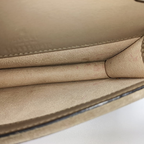 Dionysus Super Mini Monogram Coated Canvas Beige