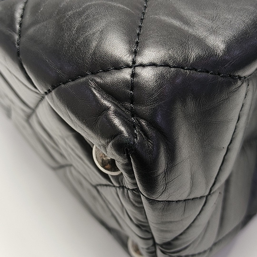 2.55 Quilted Calfskin Black
