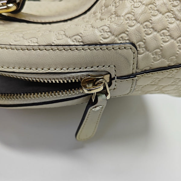 Microguccissima Monogram Calfskin Beige