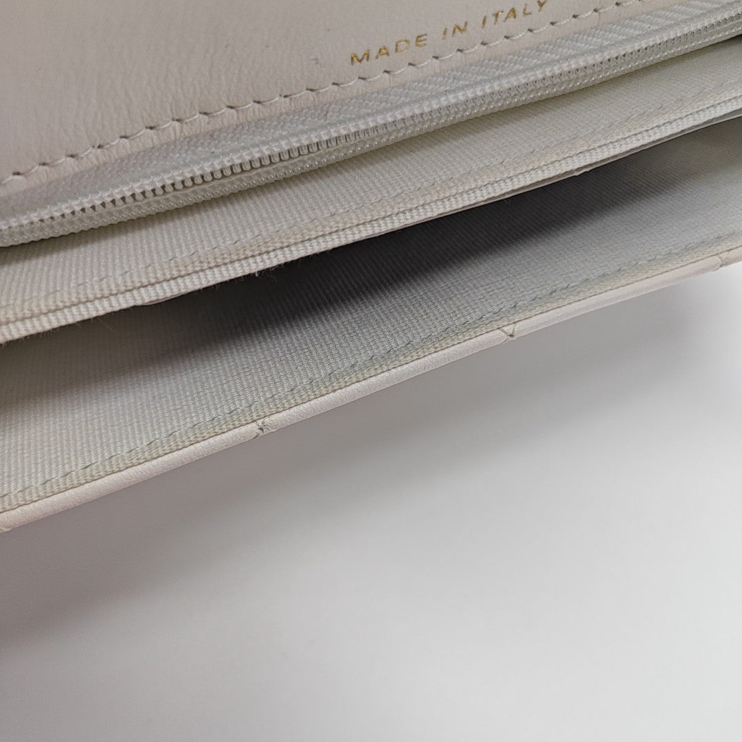 WOC Quilted Calfskin White