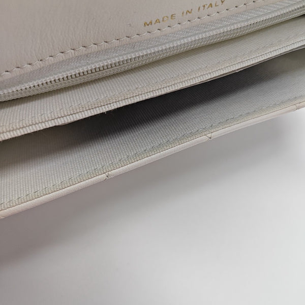 WOC Quilted Calfskin White